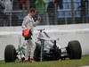 GP GERMANIA, 20.07.2012 - Free Practice 2, Michael Schumacher (GER) Mercedes AMG F1 W03 crash