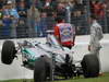 GP GERMANIA, 20.07.2012 - Free Practice 2, Michael Schumacher (GER) Mercedes AMG F1 W03 crash