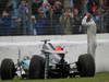 GP GERMANIA, 20.07.2012 - Free Practice 2, Michael Schumacher (GER) Mercedes AMG F1 W03 crash
