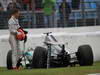 GP GERMANIA, 20.07.2012 - Free Practice 2, Michael Schumacher (GER) Mercedes AMG F1 W03 crash