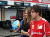 GP GERMANIA, 20.07.2012 - Fernando Alonso (ESP) Ferrari F2012 with his Ragazzafriend Dasha Kapustina (RUS)