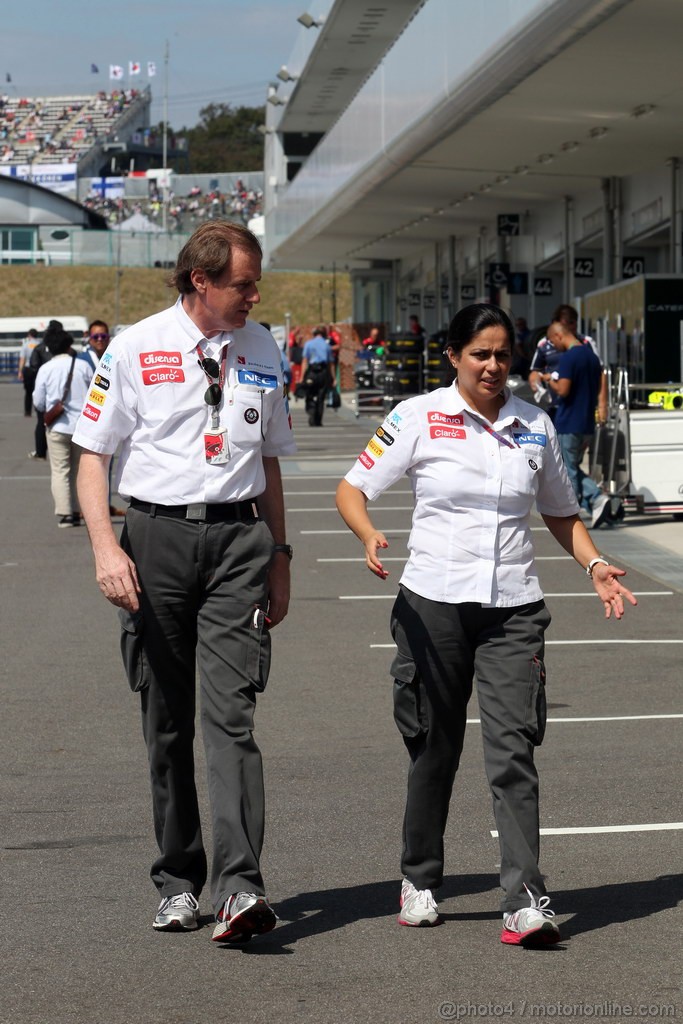 GP GIAPPONE, 07.10.2012- Monisha Kaltenborn (AUT), Chief Executive Officer, Sauber F1 Team 