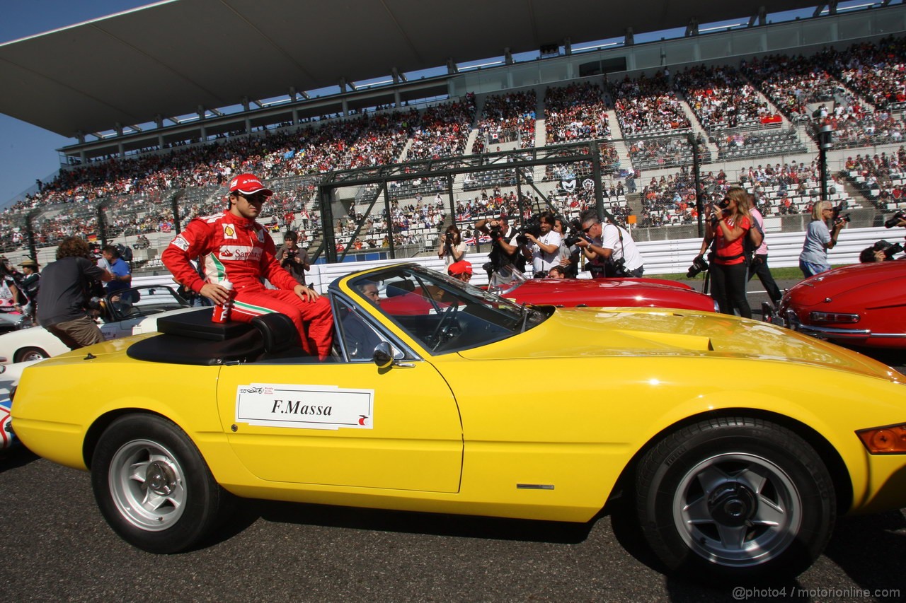 GP GIAPPONE, 07.10.2012- Felipe Massa (BRA) Ferrari F2012 