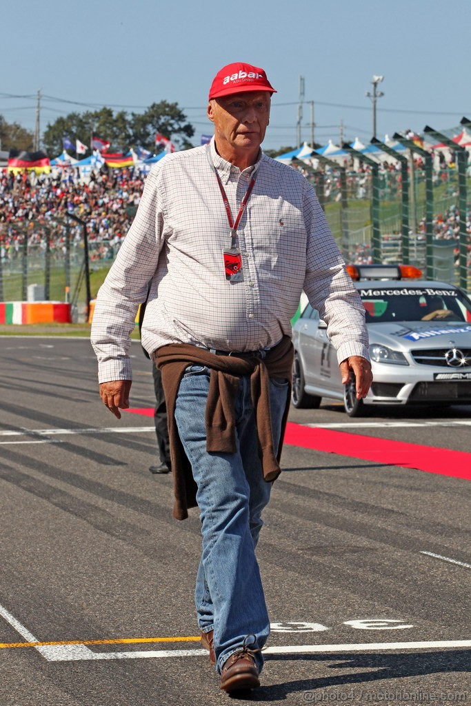 GP GIAPPONE, 07.10.2012- Nikki Lauda (AU), Mercedes 