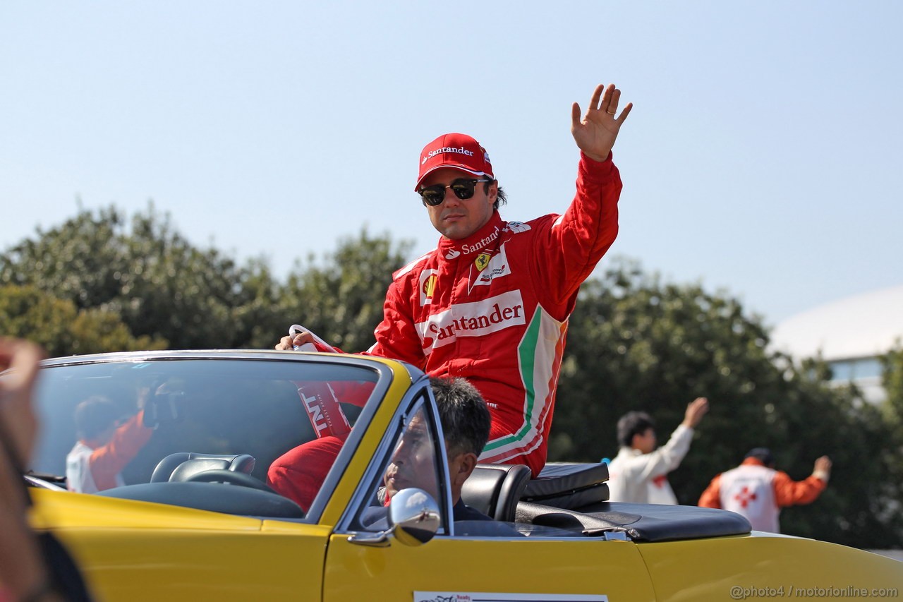 GP GIAPPONE, 07.10.2012- Felipe Massa (BRA) Ferrari F2012 