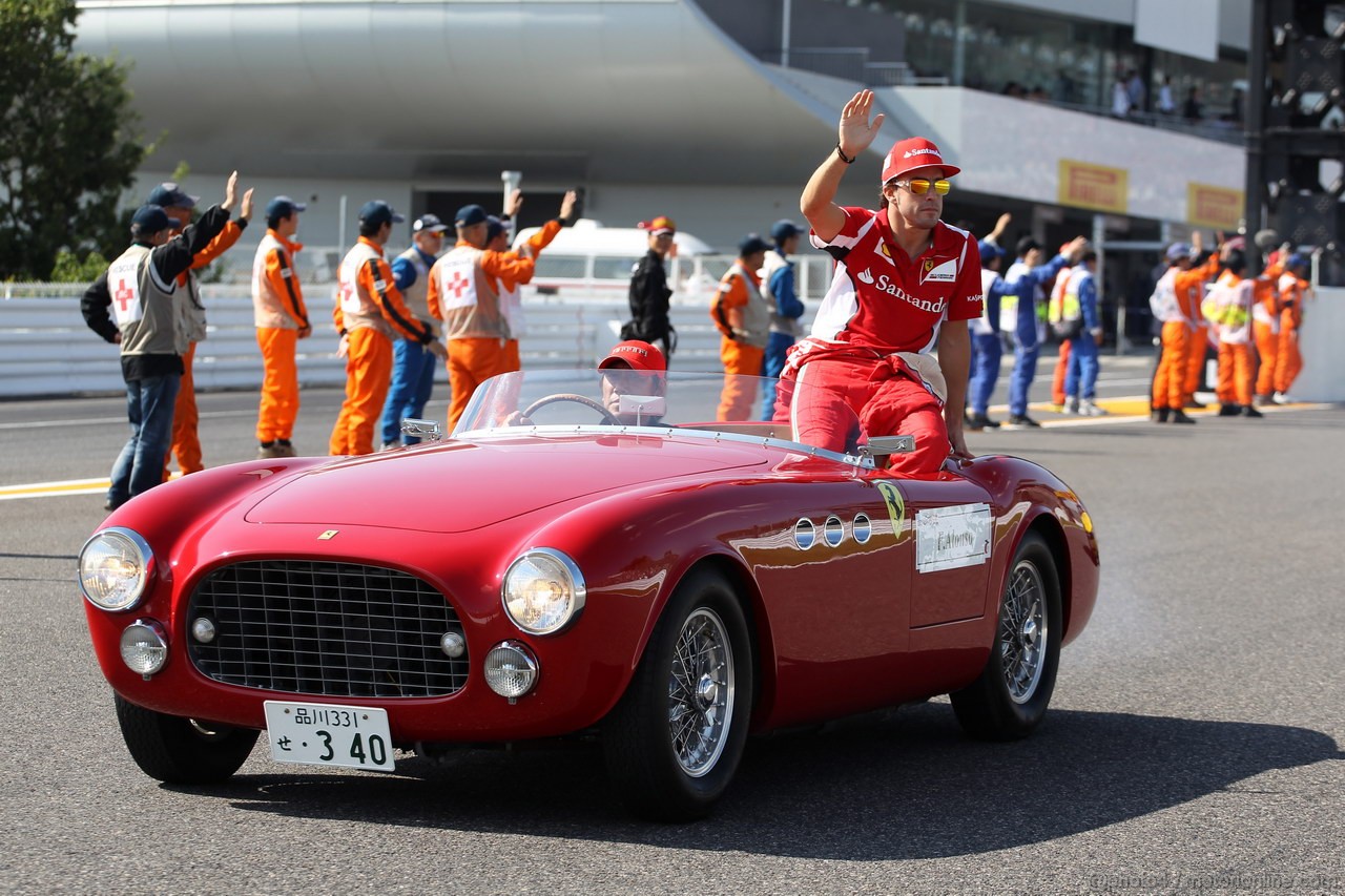 GP GIAPPONE, 07.10.2012- Fernando Alonso (ESP) Ferrari F2012