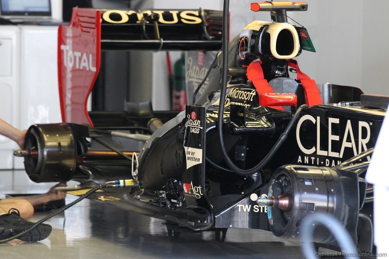 GP GIAPPONE, 07.10.2012- Lotus F1 Team E20 