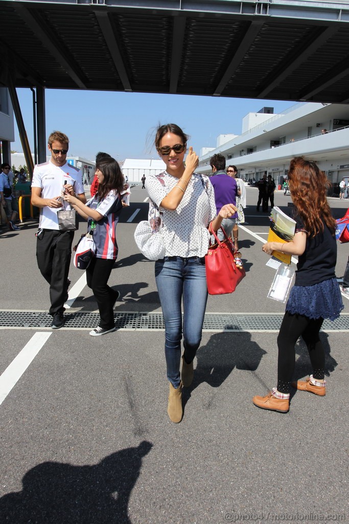 GP GIAPPONE, 07.10.2012- Jessica Michibata (GBR), girfriend of Jenson Button (GBR) 