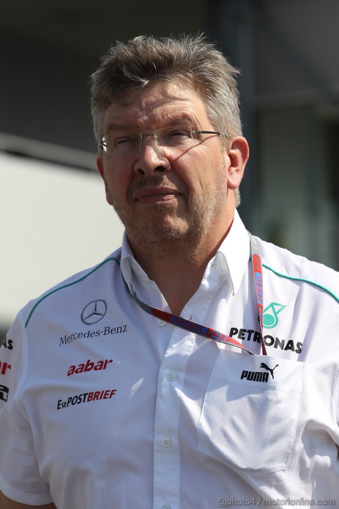 GP GIAPPONE, 07.10.2012- Ross Brawn (GBR), Team Principal, Mercedes GP 