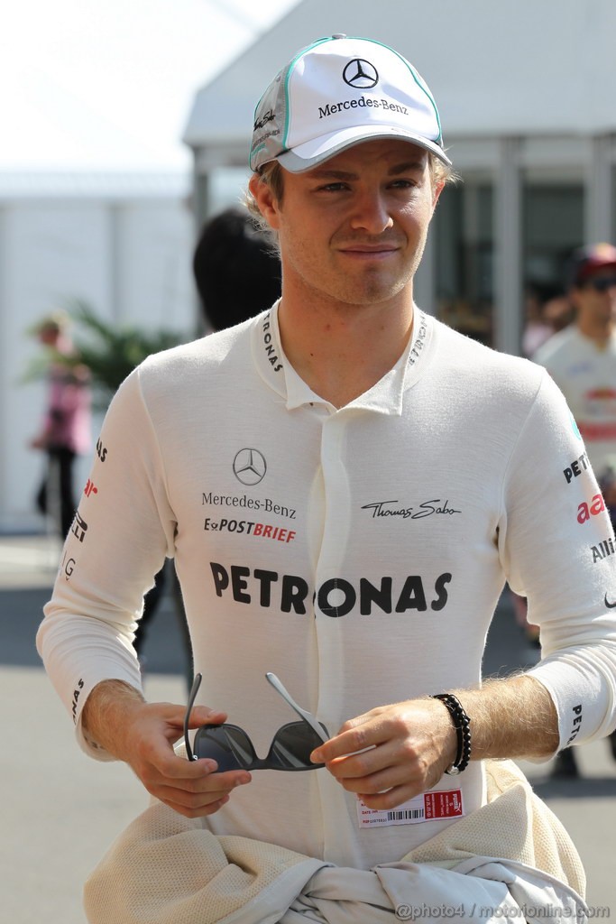 GP GIAPPONE, 07.10.2012- Nico Rosberg (GER) Mercedes AMG F1 W03 