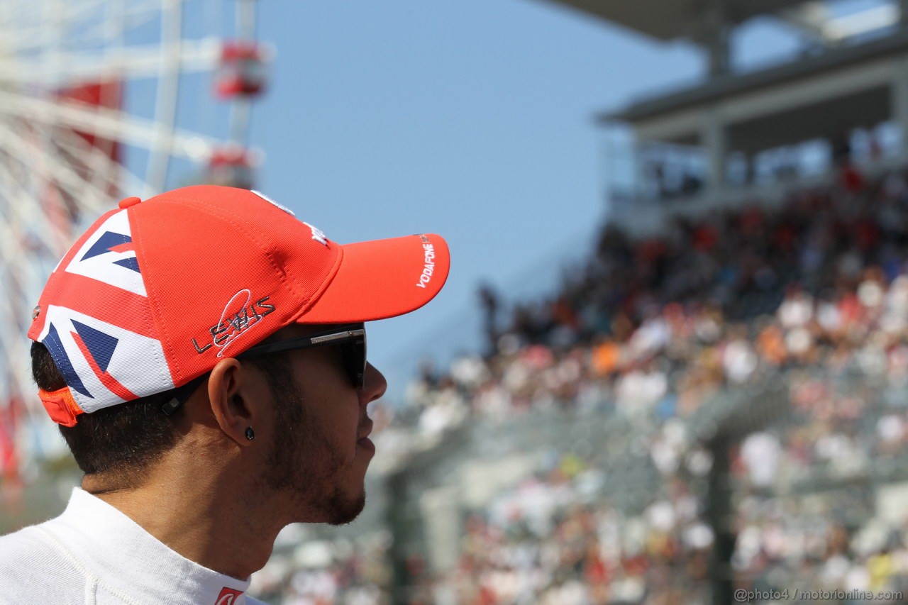 GP GIAPPONE, 07.10.2012- Lewis Hamilton (GBR) McLaren Mercedes MP4-27