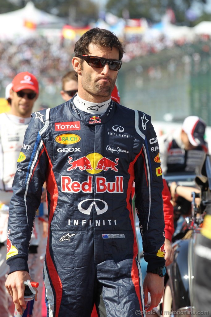 GP GIAPPONE, 07.10.2012- Mark Webber (AUS) Red Bull Racing RB8 