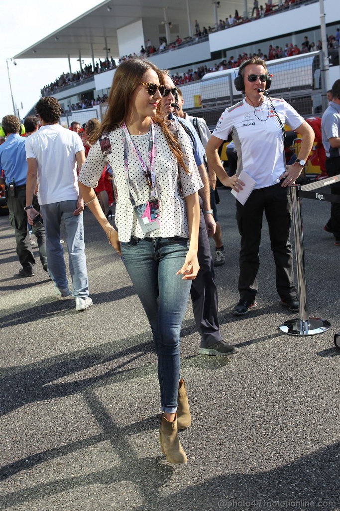 GP GIAPPONE, 07.10.2012- Gara, Jessica Michibata (GBR), girfriend of Jenson Button (GBR) 