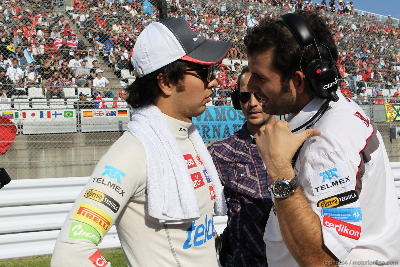 GP GIAPPONE, 07.10.2012- Gara, Sergio Prez (MEX) Sauber F1 Team C31