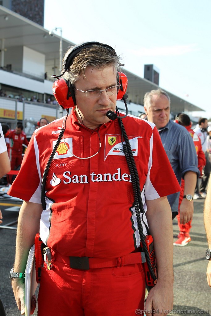 GP GIAPPONE, 07.10.2012- Gara, Pat Fry (GBR), Technical Director (Chassis), Ferrari 