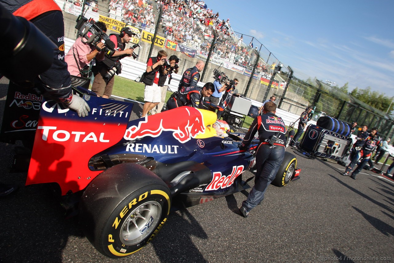 GP GIAPPONE, 07.10.2012- Gara, Sebastian Vettel (GER) Red Bull Racing RB8 