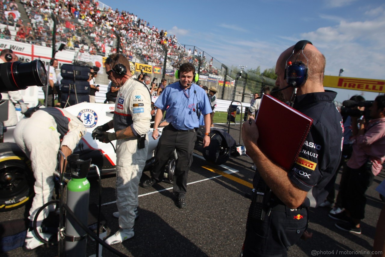 GP GIAPPONE, 07.10.2012- Gara, Adrian Newey (GBR), Red Bull Racing , Technical Operations Director