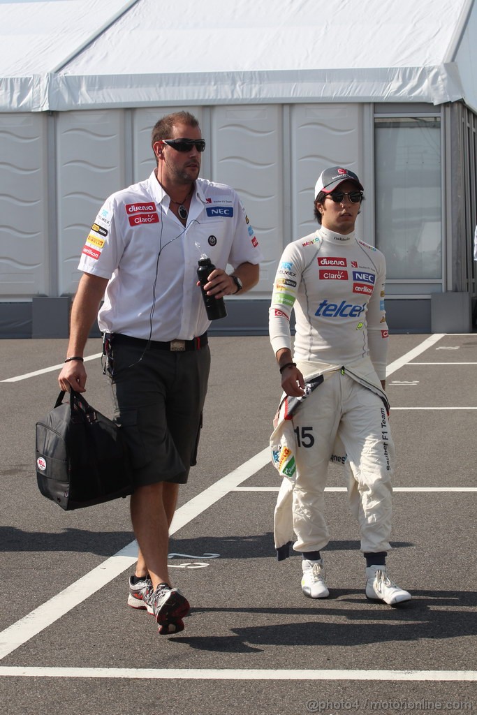 GP GIAPPONE, 07.10.2012- Gara, Sergio Prez (MEX) Sauber F1 Team C31 