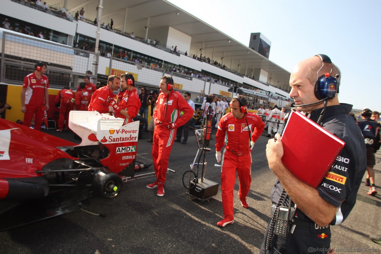GP GIAPPONE, 07.10.2012- Gara, Adrian Newey (GBR), Red Bull Racing , Technical Operations Director 