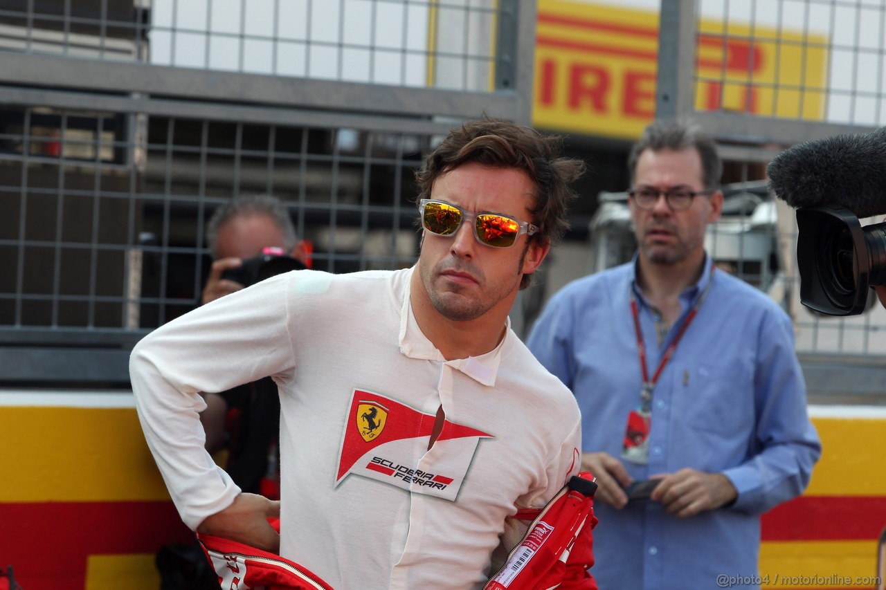 GP GIAPPONE, 07.10.2012- Gara, Fernando Alonso (ESP) Ferrari F2012 