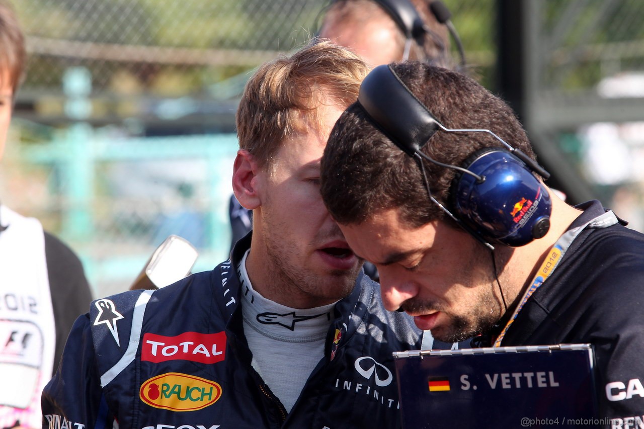 GP GIAPPONE, 07.10.2012- Gara, Sebastian Vettel (GER) Red Bull Racing RB8 