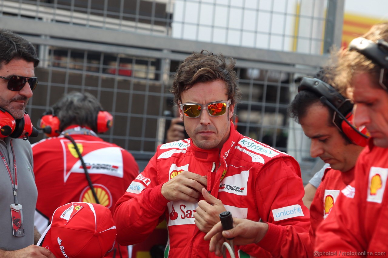 GP GIAPPONE, 07.10.2012- Gara, Fernando Alonso (ESP) Ferrari F2012