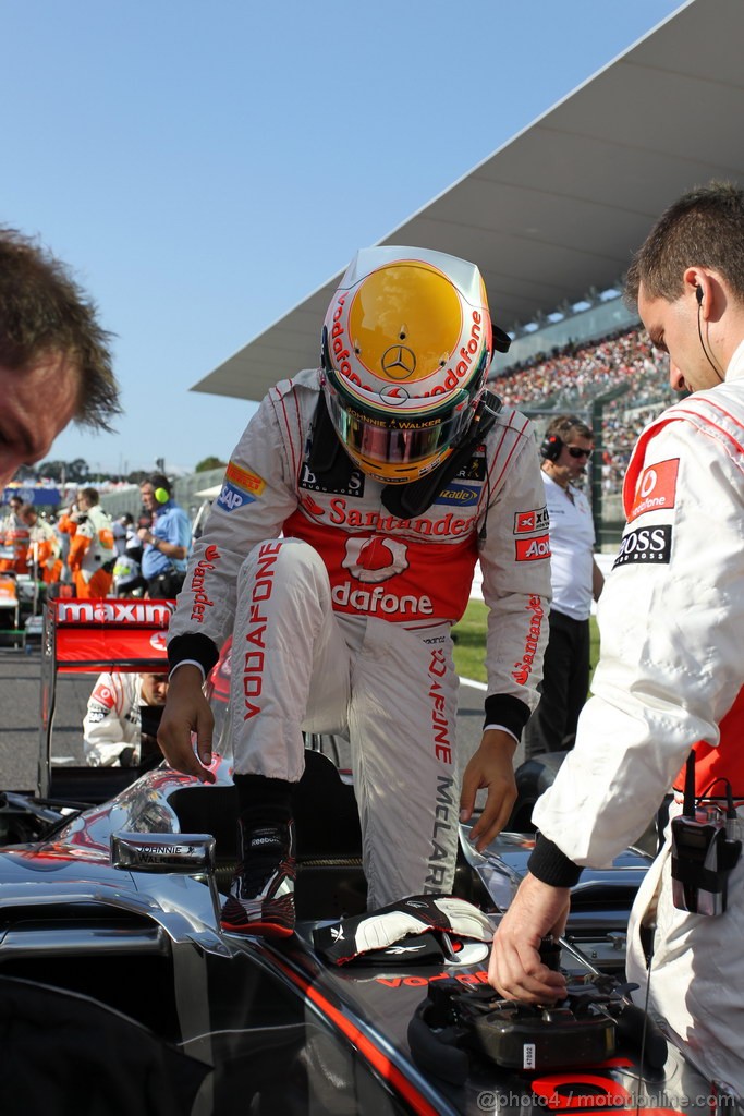 GP GIAPPONE, 07.10.2012- Gara, Lewis Hamilton (GBR) McLaren Mercedes MP4-27