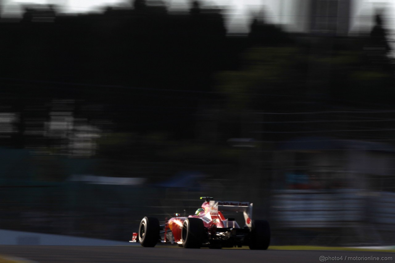 GP GIAPPONE, 07.10.2012- Gara, Felipe Massa (BRA) Ferrari F2012 