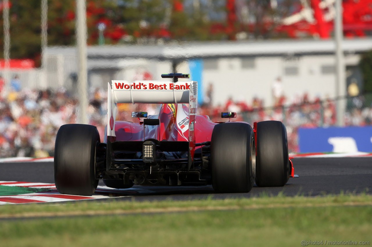 GP GIAPPONE, 07.10.2012- Gara, Felipe Massa (BRA) Ferrari F2012
