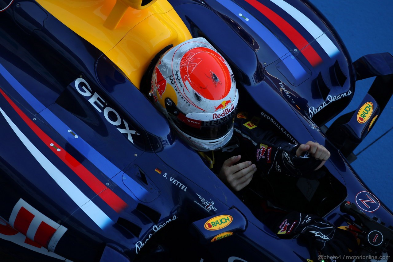GP GIAPPONE, 07.10.2012- Gara, Sebastian Vettel (GER) Red Bull Racing RB8 vincitore