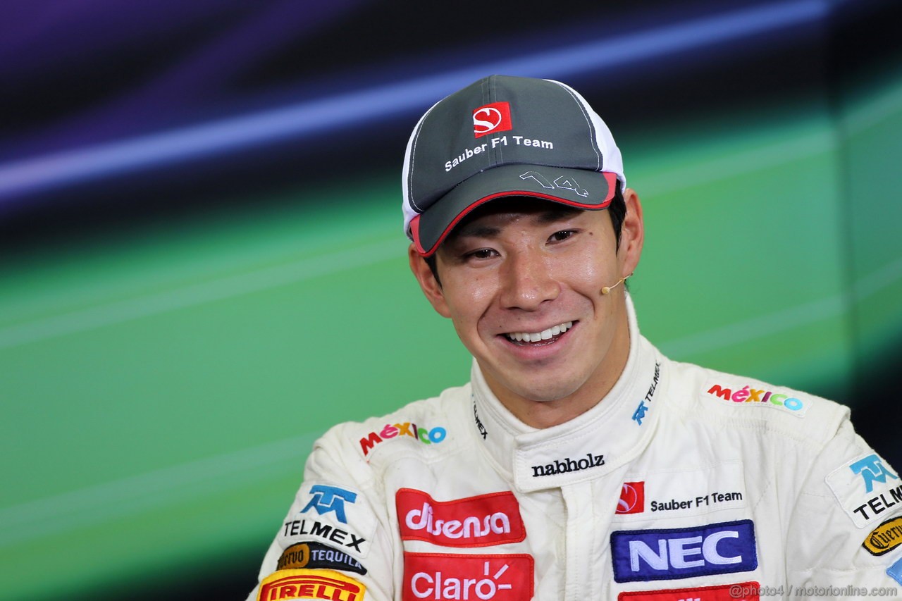 GP GIAPPONE, 07.10.2012- Gara, Conferenza Stampa, Kamui Kobayashi (JAP) Sauber F1 Team C31 
