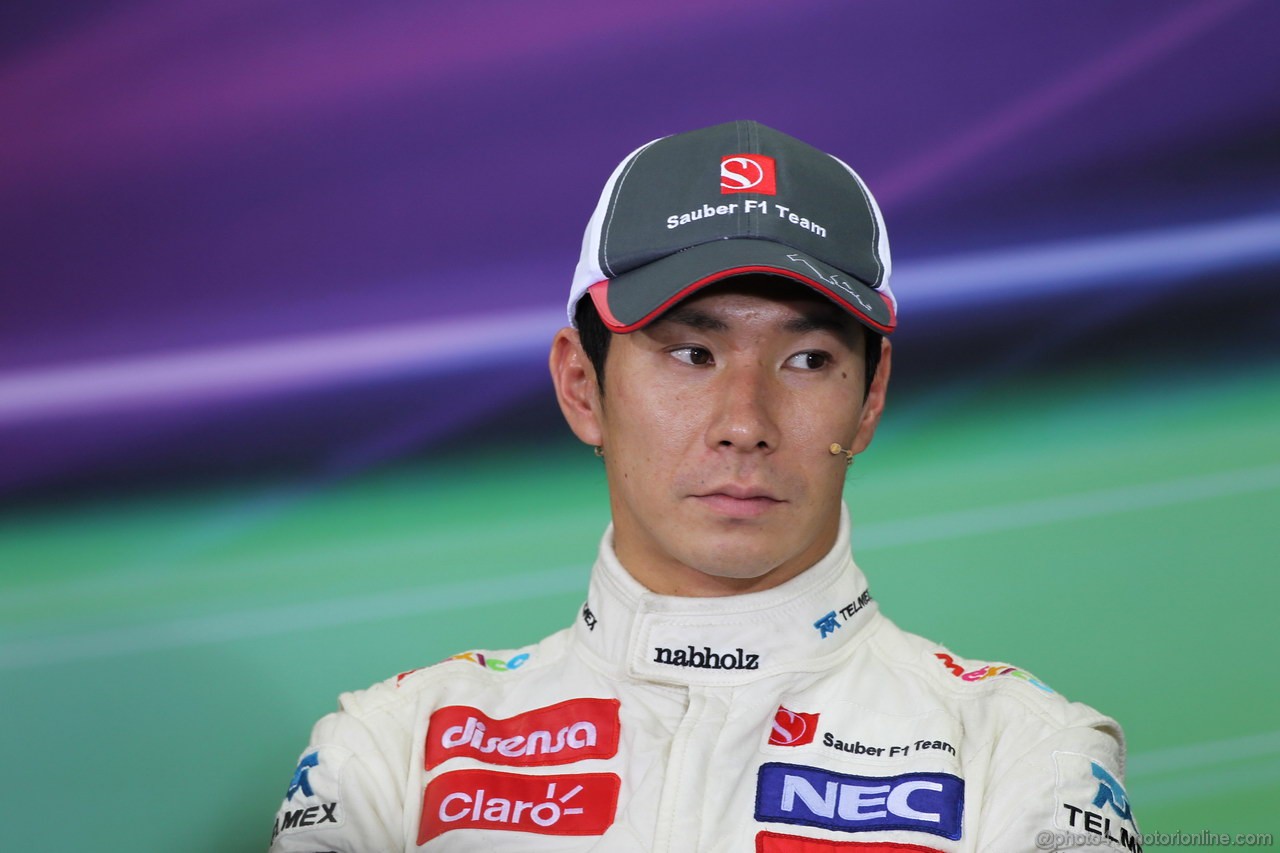 GP GIAPPONE, 07.10.2012- Gara, Conferenza Stampa, Kamui Kobayashi (JAP) Sauber F1 Team C31