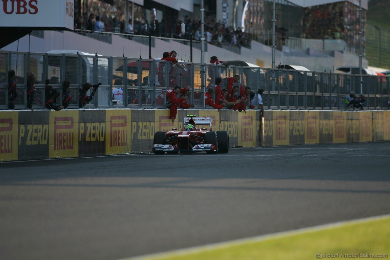 GP GIAPPONE, 07.10.2012- Gara, secondo Felipe Massa (BRA) Ferrari F2012