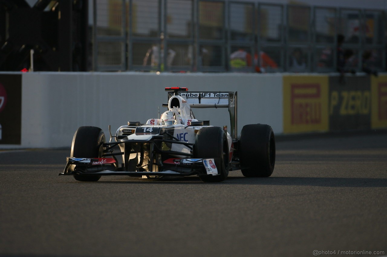 GP GIAPPONE, 07.10.2012- Gara, terzo Kamui Kobayashi (JAP) Sauber F1 Team C31
