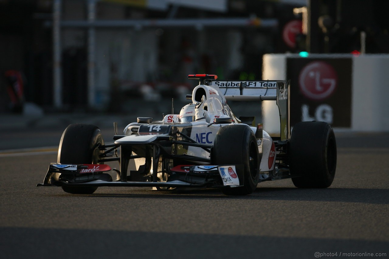 GP GIAPPONE, 07.10.2012- Gara, terzo Kamui Kobayashi (JAP) Sauber F1 Team C31