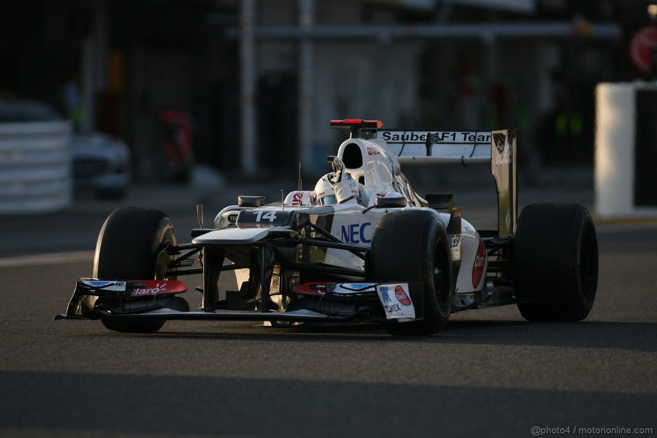 GP GIAPPONE, 07.10.2012- Gara, terzo Kamui Kobayashi (JAP) Sauber F1 Team C31