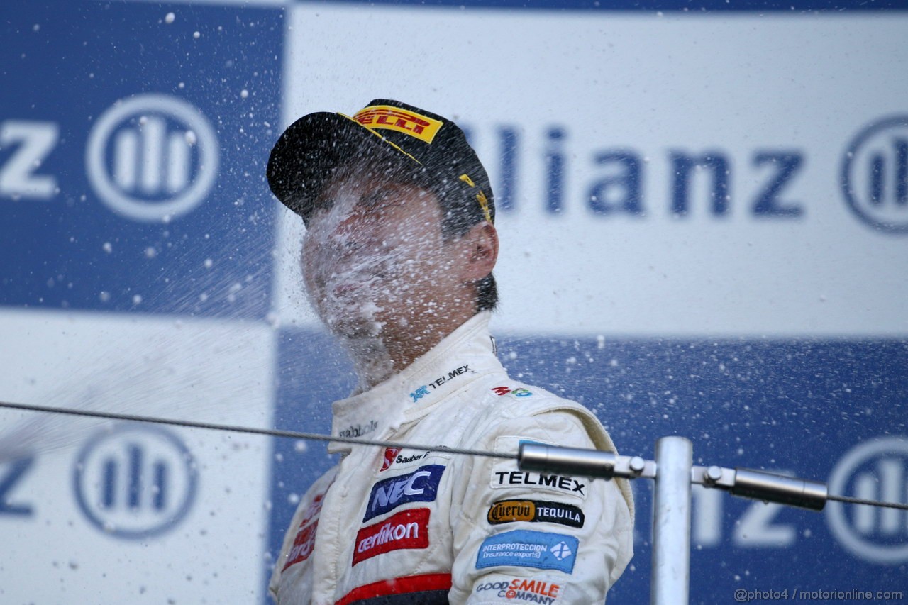 GP GIAPPONE, 07.10.2012- Gara, terzo Kamui Kobayashi (JAP) Sauber F1 Team C31