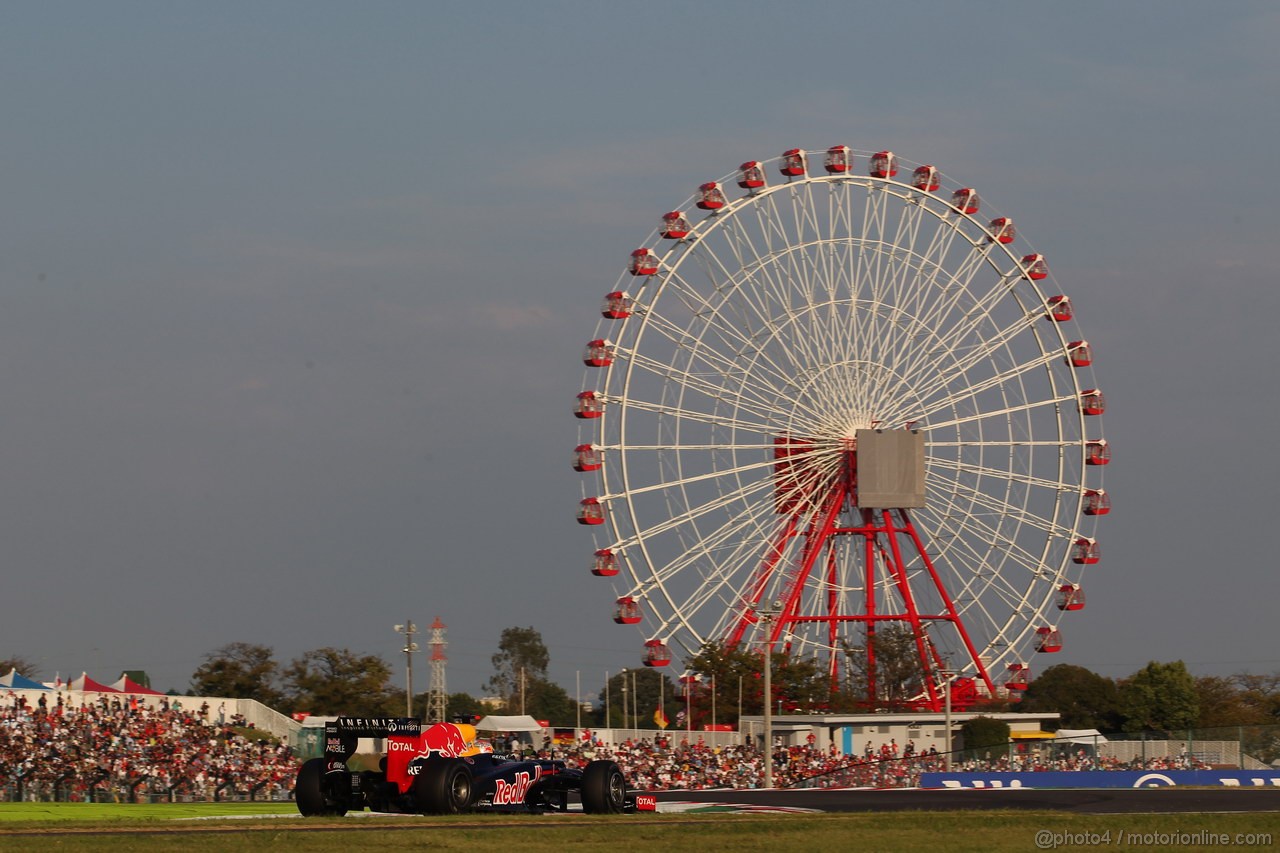 GP GIAPPONE, 07.10.2012- Gara, Sebastian Vettel (GER) Red Bull Racing RB8 