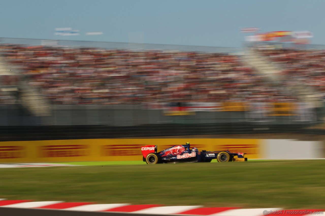 GP GIAPPONE, 07.10.2012- Gara, Jean-Eric Vergne (FRA) Scuderia Toro Rosso STR7 