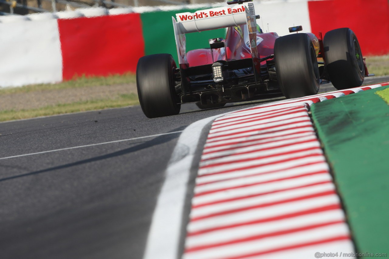 GP GIAPPONE, 07.10.2012- Gara, Felipe Massa (BRA) Ferrari F2012