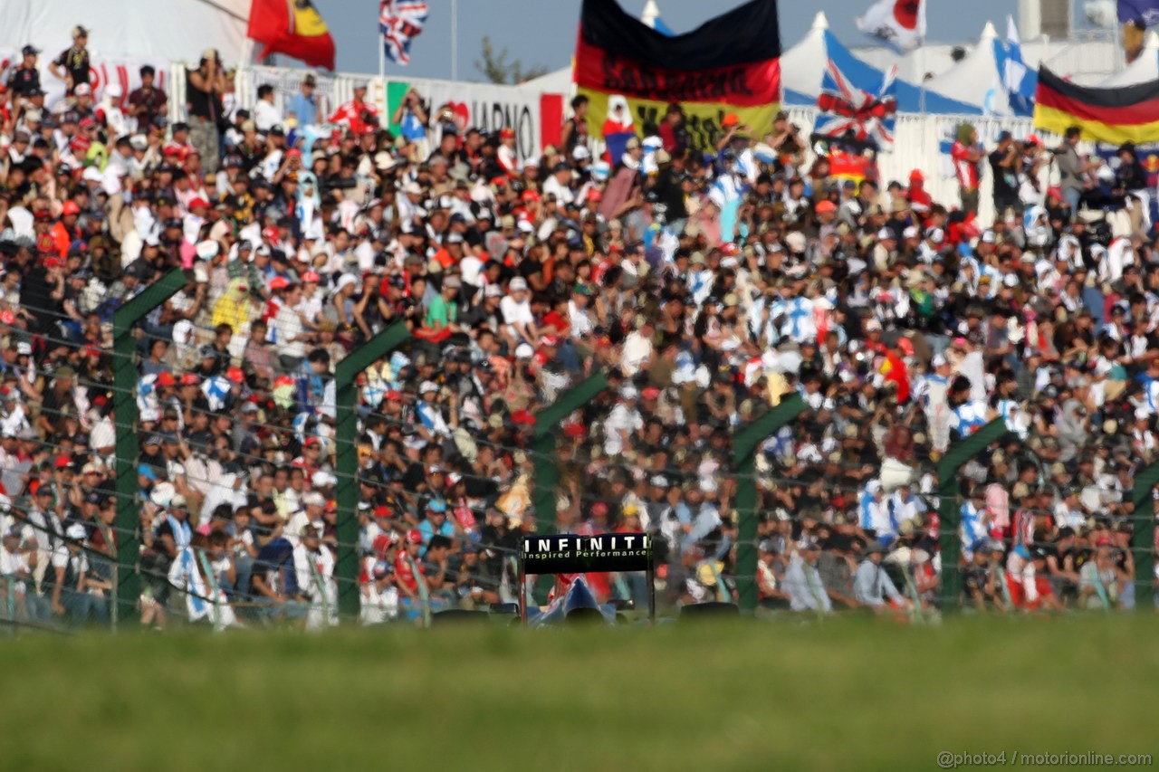 GP GIAPPONE, 07.10.2012- Gara, Sebastian Vettel (GER) Red Bull Racing RB8 