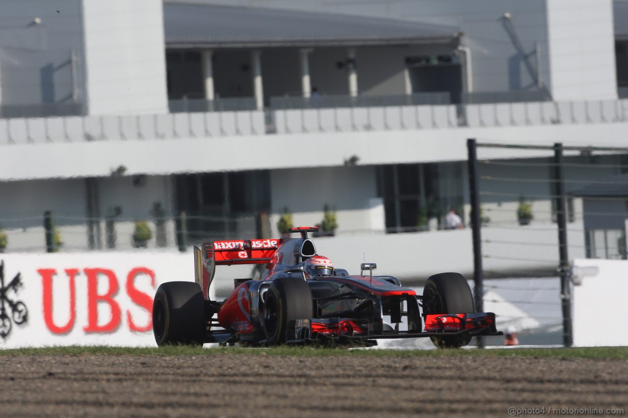 GP GIAPPONE, 07.10.2012- Gara, Jenson Button (GBR) McLaren Mercedes MP4-27 