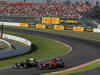GP GIAPPONE, 07.10.2012- Gara, Bruno Senna (BRA) Williams F1 Team FW34 e Charles Pic (FRA) Marussia F1 Team MR01 