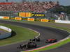GP GIAPPONE, 07.10.2012- Gara, Romain Grosjean (FRA) Lotus F1 Team E20 davanti a Bruno Senna (BRA) Williams F1 Team FW34 e Charles Pic (FRA) Marussia F1 Team MR01 