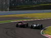 GP GIAPPONE, 07.10.2012- Gara, Charles Pic (FRA) Marussia F1 Team MR01 e Bruno Senna (BRA) Williams F1 Team FW34 
