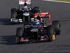 GP GIAPPONE, 07.10.2012- Gara, Jean-Eric Vergne (FRA) Scuderia Toro Rosso STR7 davanti a Pastor Maldonado (VEN) Williams F1 Team FW34 
