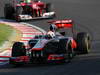GP GIAPPONE, 07.10.2012- Gara, Jenson Button (GBR) McLaren Mercedes MP4-27 davanti a Felipe Massa (BRA) Ferrari F2012 