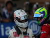 GP GIAPPONE, 07.10.2012- Gara, terzo Kamui Kobayashi (JAP) Sauber F1 Team C31 e secondo Felipe Massa (BRA) Ferrari F2012 