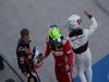 GP GIAPPONE, 07.10.2012- Gara, Sebastian Vettel (GER) Red Bull Racing RB8 vincitore, secondo Felipe Massa (BRA) Ferrari F2012 e terzo Kamui Kobayashi (JAP) Sauber F1 Team C31 