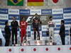 GP GIAPPONE, 07.10.2012- Gara, secondo Felipe Massa (BRA) Ferrari F2012, Sebastian Vettel (GER) Red Bull Racing RB8 vincitore e terzo Kamui Kobayashi (JAP) Sauber F1 Team C31